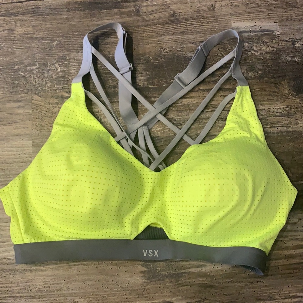 Criss cross sports bra